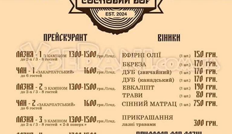 Банно-оздоровительный комплекс Сосновый бор